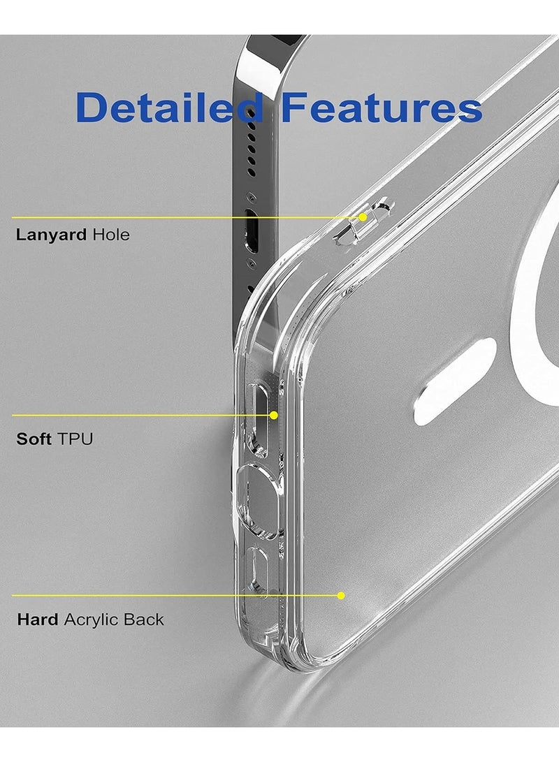 Protection Case Cover With Magsafe for Apple iPhone 13 Clear