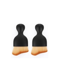 General Car Interior Cleaning Soft Brush - No Scratch, 2 Pack Car Cleaning Brushes Duster with Soft Bristles Dashboard Air Outlet Gap Dust Removal Brushes for Automotive Air Conditioner Vents  - Image 1