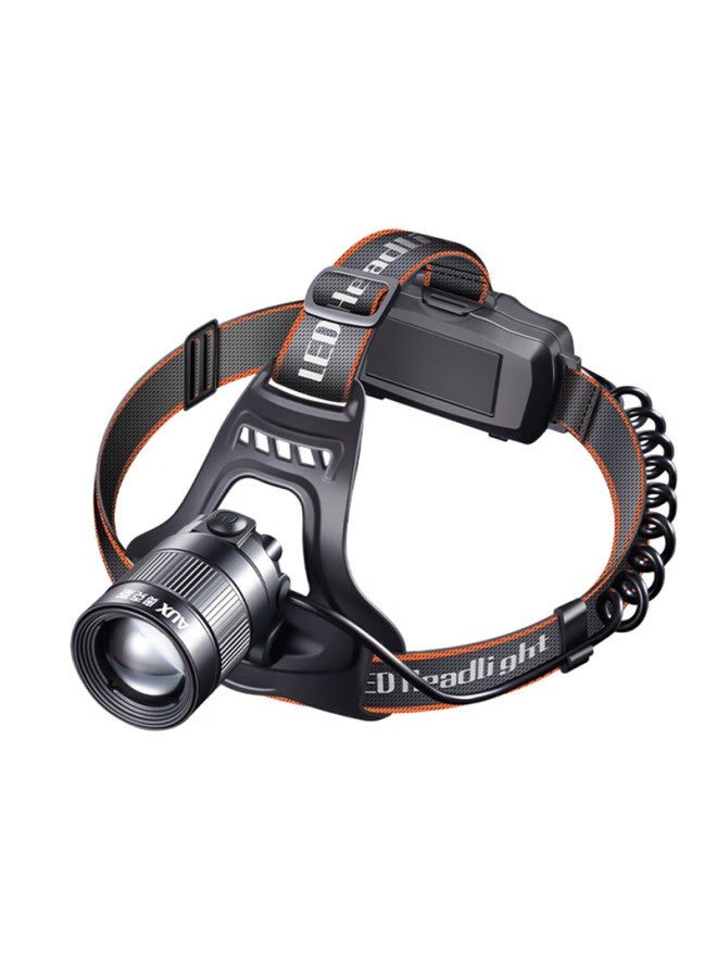Aux Headlamp High Brightness Long Battery Life Rechargeable Outdoor Waterproof Work Mining Head-worn Fishing Light - Image 3