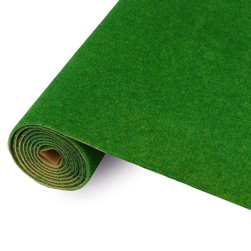 CP137 Artificial Model Grass Mat Trains Green 40x100cm or 157 x 39 for Decoration Craft Scenery Model DIY