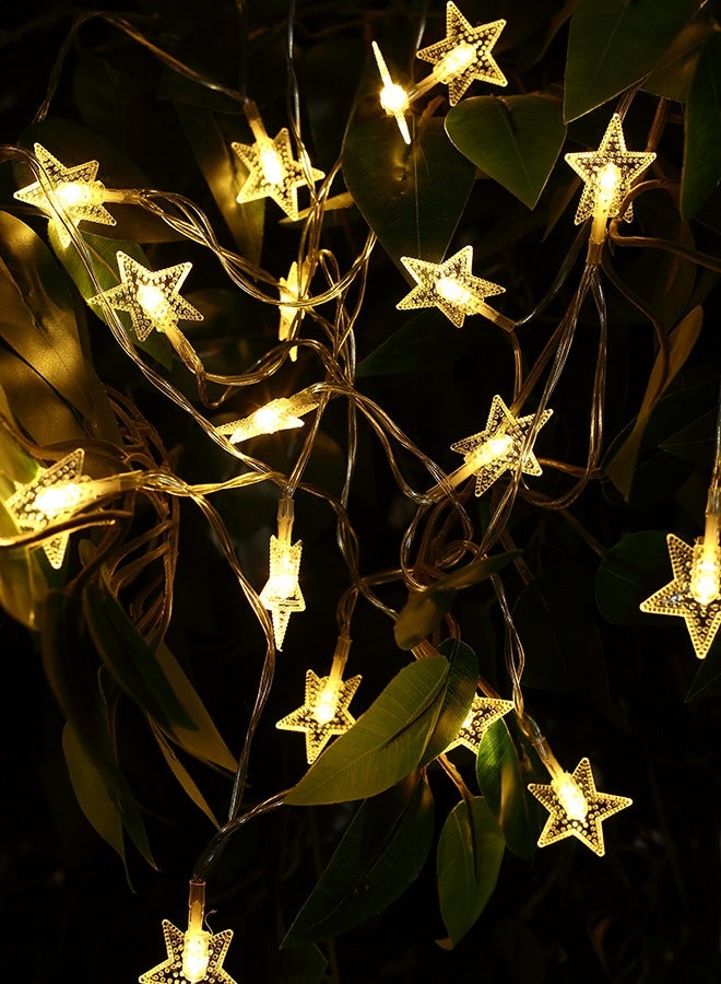 LAWAZIM Generic Plastic String 20 Lamps 17cm |String Lights,Indoor String Lights for Bedroom,Classroom,Outdoor String Lights for Patio,Garden,Party,Wedding - Image 1