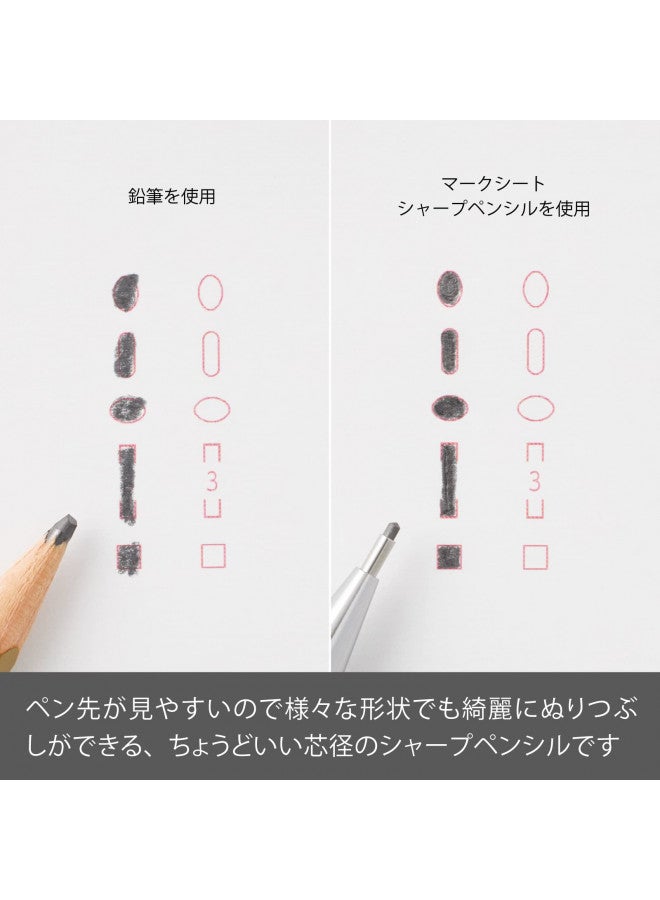 Pentel قلم رصاص ميكانيكي من بنتل، لورقة OMR، 1.3 مم، B (AM13-B) - Image 4