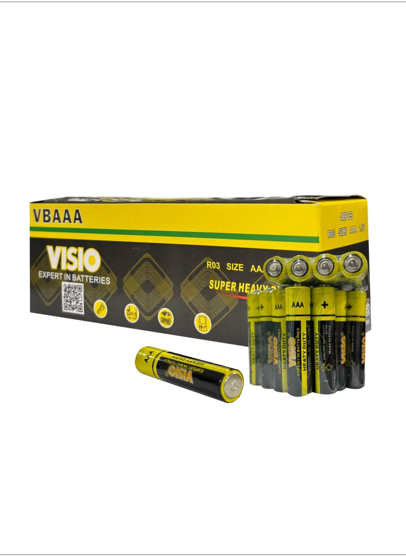 Visio Visio Heavy Duty AAA Batteries – High Performance & Durability  - Image 4
