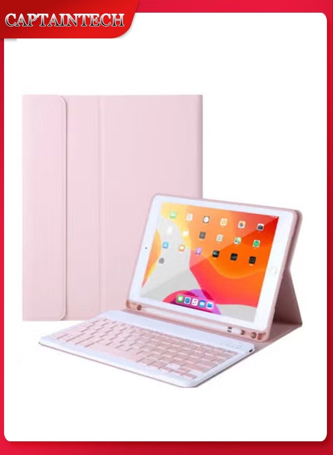 Captaintech iPad Air 6th/5th/4th Gen Keyboard Case - Detachable Wireless Backlit Keyboard for 11/10.9 M2 u0026 M1 Models (2020-2024) - Image 1