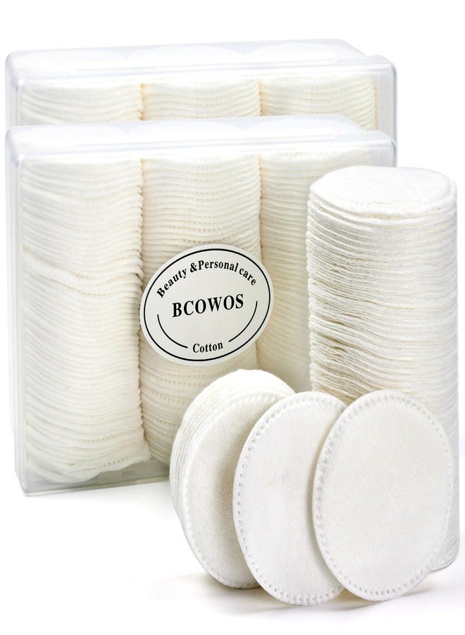 Bcowos Cotton Rounds 320 Count, Cotton Pads for Face, Soft, Lint-Free, Super Absorbent Makeup Remover Pads for All Skin Types, Used for Removing Makeup, Applying Toners, Facial Cleansing, Nail Care - Image 1