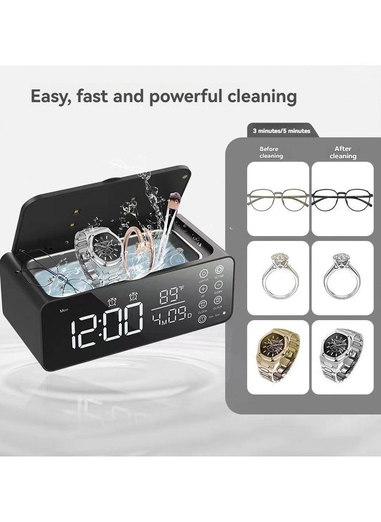 M MIAOYAN Ultrasonic Jewelry & Eyeglass Cleaner | Auto Cleaning with UV Sterilization | Compact & Portable  - Image 2