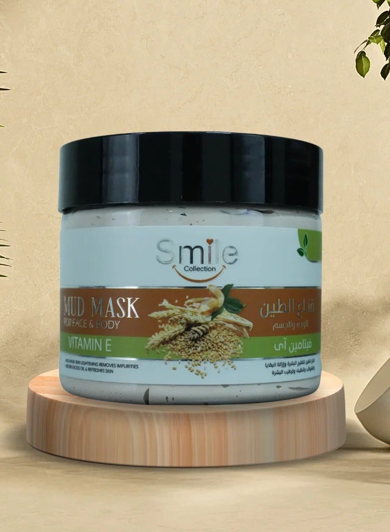 Smile Vitamin E Face Body Clay Mask 300ml