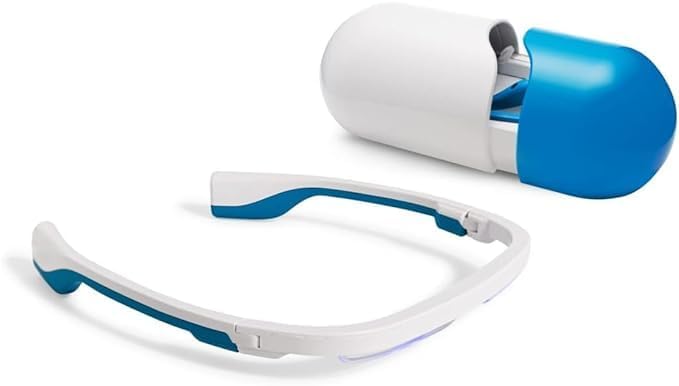 AYO Premium Blue Light Therapy Glasses Sleep Better Boost Energy Improve Mood Portable Light Therapy Lamp Circadian Rhythm Disruptions Linked to Sleep Problems Winter Blues Low Energy