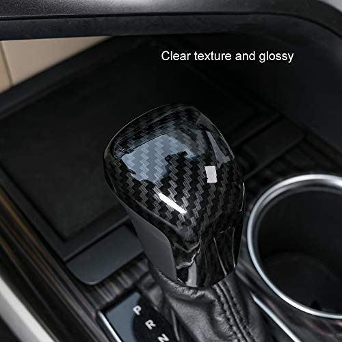 CKE Compatible with Toyota Camry 2025 2024 2023 2022 2021 2020 2019 2018 for Corolla Cross Avalon Accessories Car Gear Shift Knob Cover Trim Protector Cap -Carbon Fiber Style - Image 4