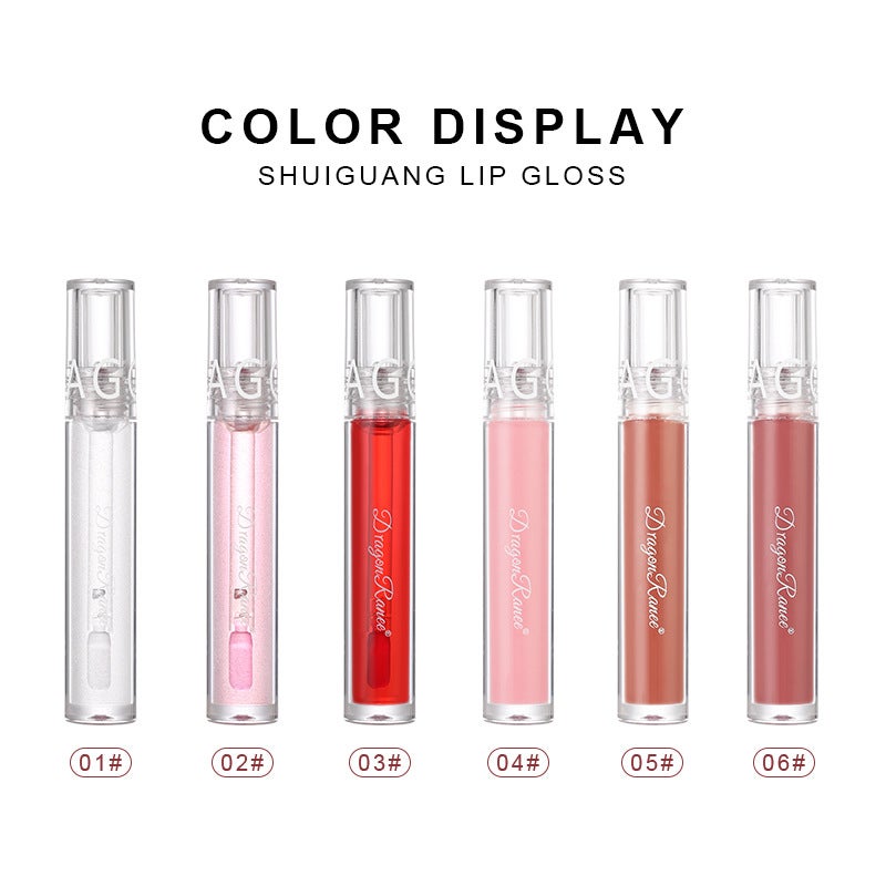 Mirror Water Gloss Lip Glaze Lipstick Lip Gloss Lip Gloss Glass Lip Gloss Student Girl Transparent Pouty Lip Gloss - Image 5