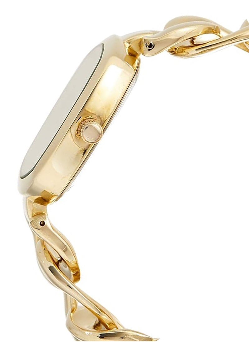 U.S. Polo Assn. U.S. POLO ASSN. Women's Quartz Watch, Analog Display and Gold Plated Strap USC40250  - Image 3