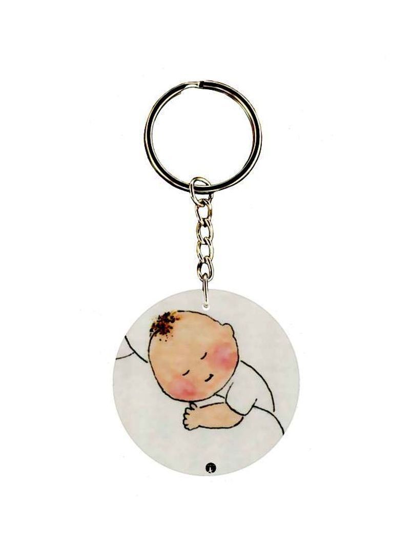RKN Cartoon Themed Single Sided Keychain