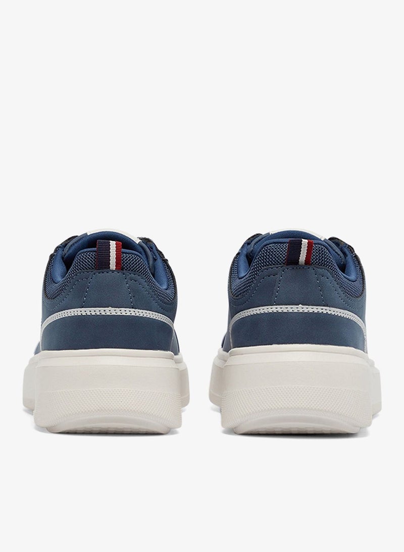 U.S. Polo Assn. Men's Navy Low-Top Sneakers - Fashionable Lace-Up Style Shoes - Image 5