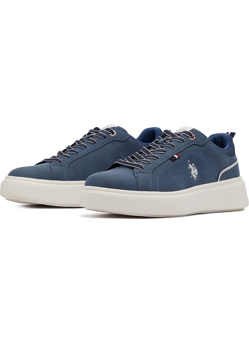 U.S. Polo Assn. Men's Navy Low-Top Sneakers - Fashionable Lace-Up Style  - Image 2
