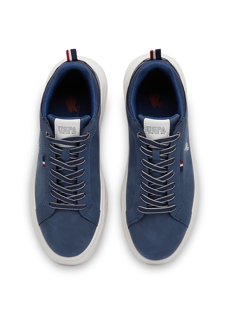U.S. Polo Assn. Men's Navy Low-Top Sneakers - Fashionable Lace-Up Style  - Image 4