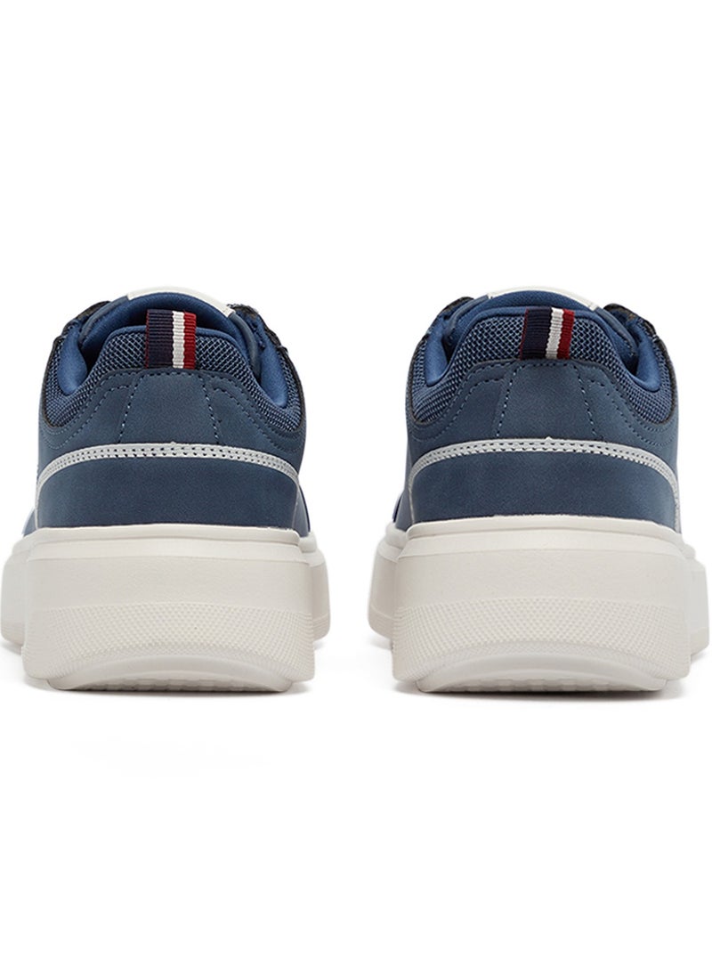 U.S. Polo Assn. Men's Navy Low-Top Sneakers - Fashionable Lace-Up Style  - Image 5
