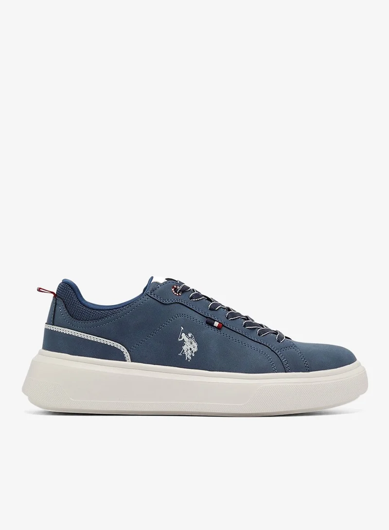 U.S. Polo Assn. Navy Men's Navy Low-Top Sneakers - Fashionable Lace-Up Style Shoes for Men | Best Price UAE