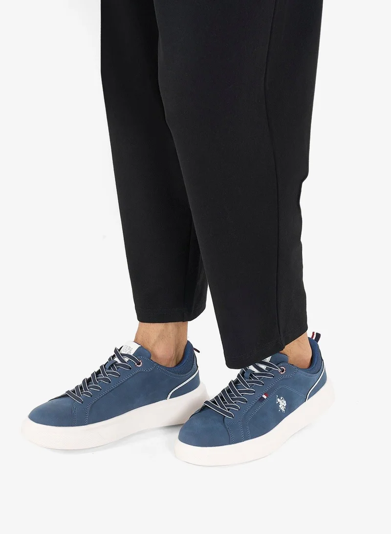 U.S. Polo Assn. Navy Men's Navy Low-Top Sneakers - Fashionable Lace-Up Style Shoes for Men | Best Price UAE