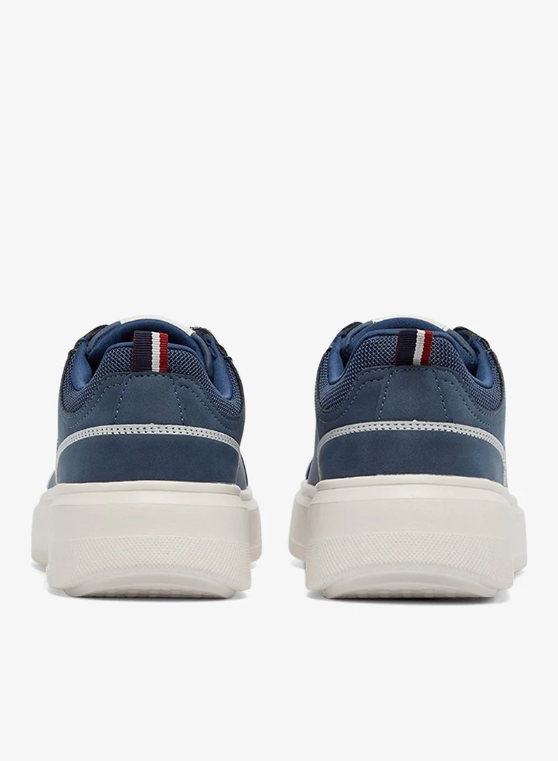 U.S. Polo Assn. Navy Men's Navy Low-Top Sneakers - Fashionable Lace-Up Style Shoes for Men | Best Price UAE