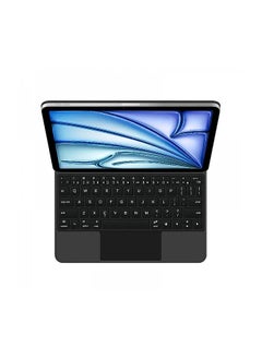 Iwin I win Wireless Magic Keyboard for iPad Arabic + English-Black- iPad 13 Air 2024 13-Inch  - Image 4
