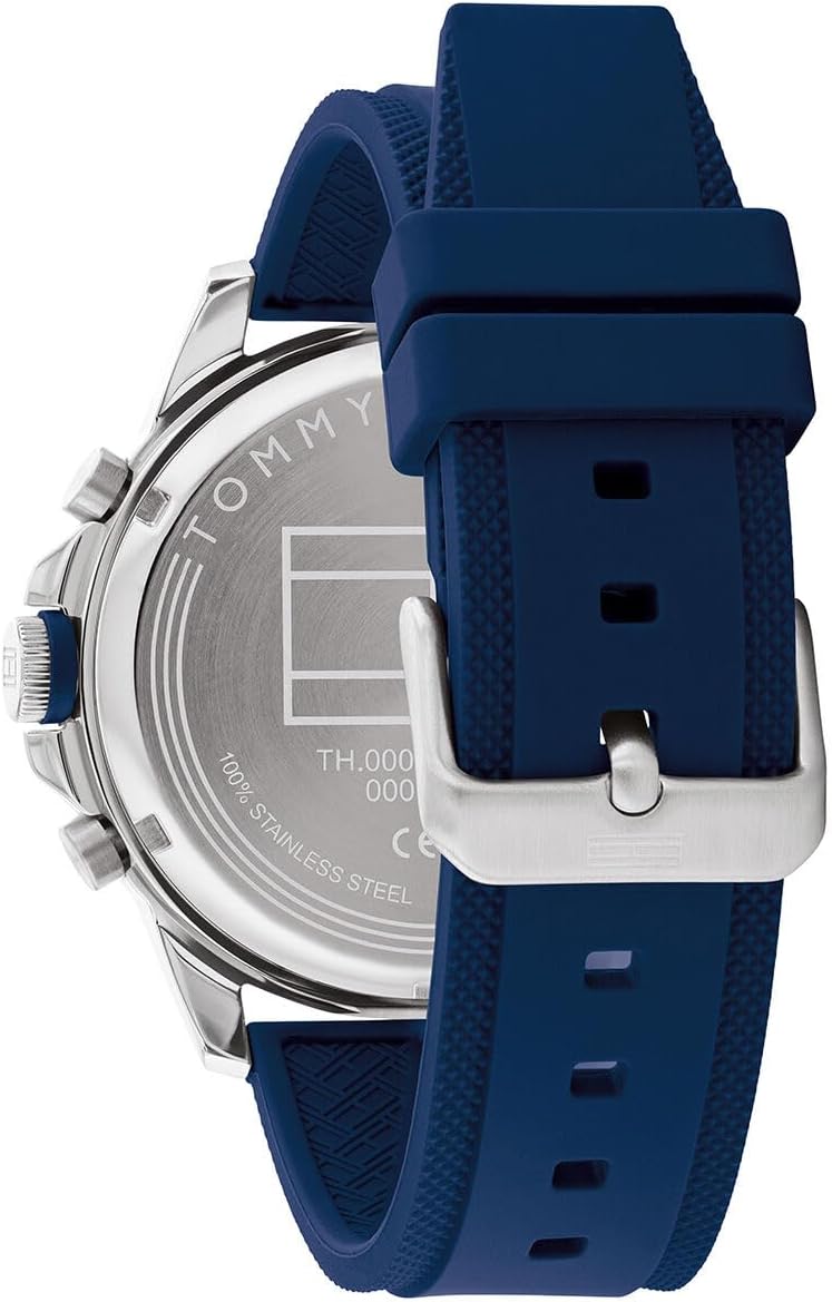 Tommy Hilfiger Blaze Men's Blue Dial Silicone Watch - Image 3