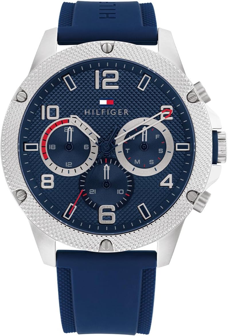 Tommy Hilfiger Blaze Men's Blue Dial Silicone Watch - Image 1