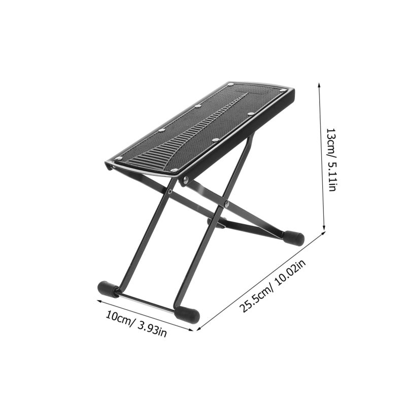 Anti Slip Metal Folding Foot Stool For Pedicure Support Home Use - Image 3