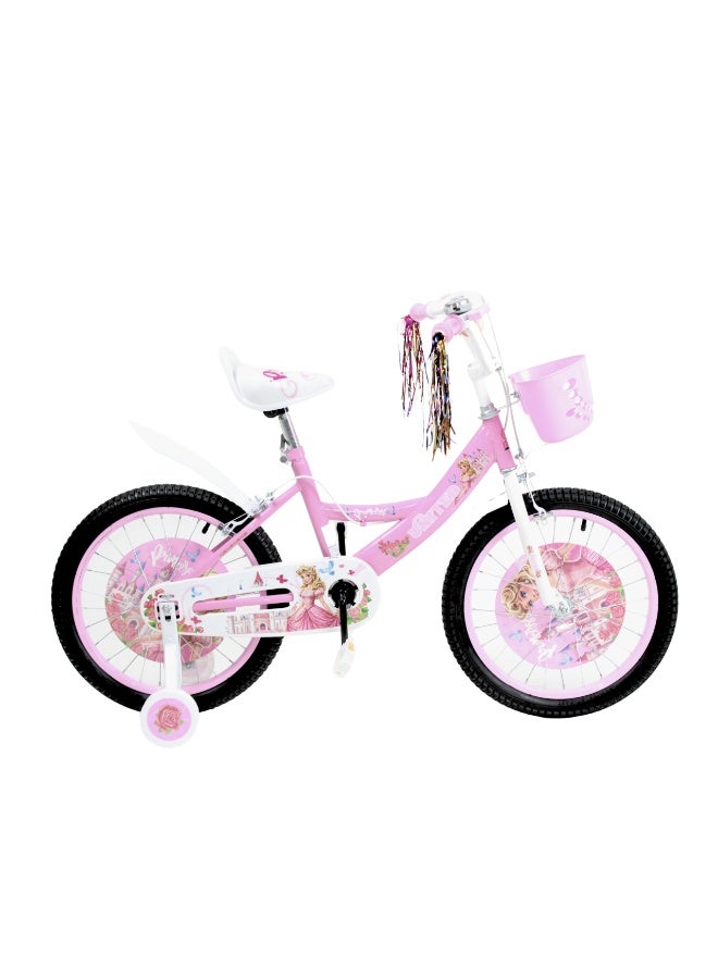 يونايتد دراجة اطفال بناتي مع سلة  مقاس 18