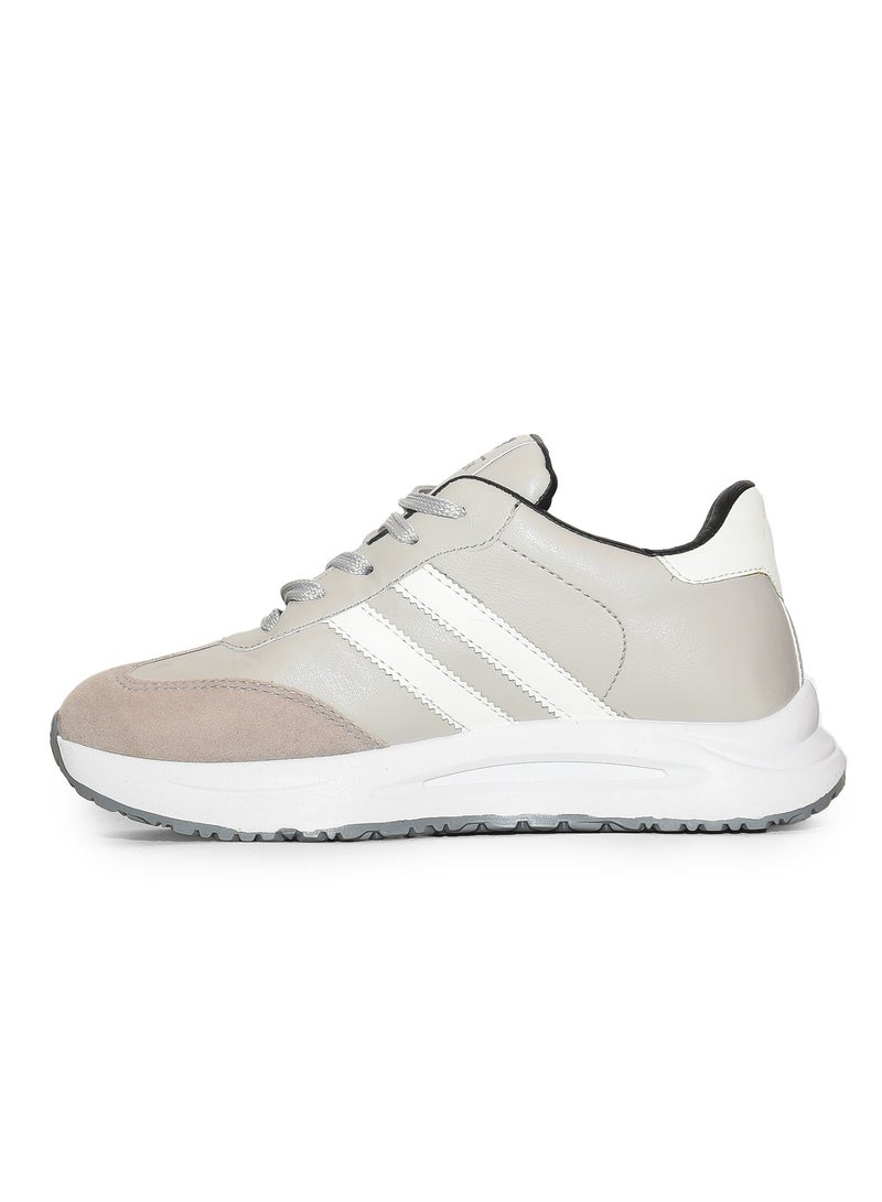 سنيكرز فاشون حريمي جلد – تصميم بسيط - Image 4