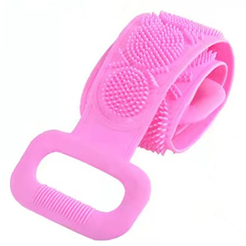Silicone Bathing Brush Exfoliating Back Scrubber for Men & Women Shower Bath Skin Massage Deep Cleaning Body Scrubber Brush - Image 1