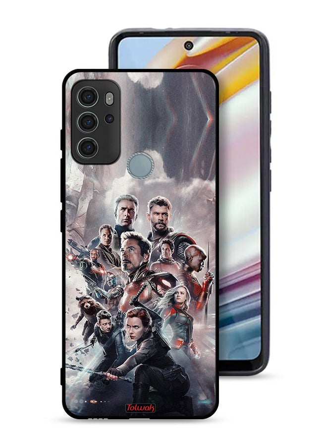 Tolwak Motorola Moto G60S Protective Case Cover Avengers - Image 1
