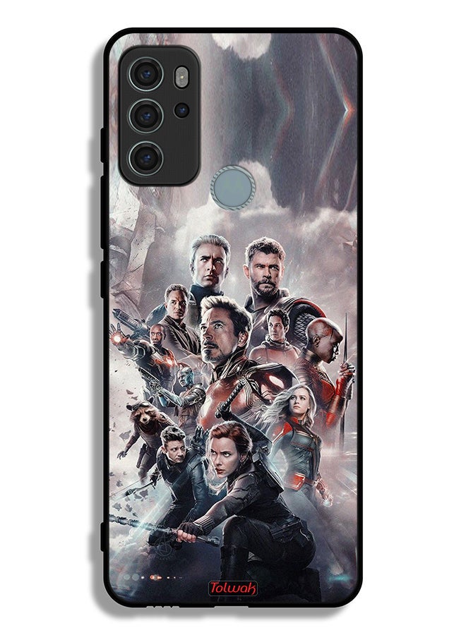 Tolwak Motorola Moto G60S Protective Case Cover Avengers - Image 2