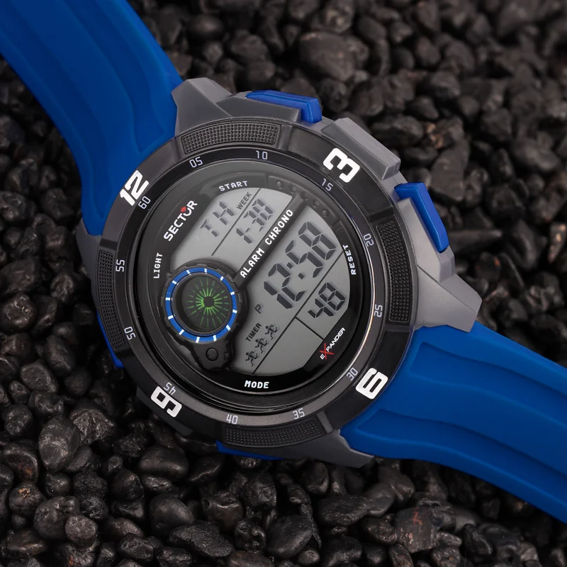 Sector  EX-04 collection Men's Blue Silicon watch - R3251535002 for Men | Best Price UAE