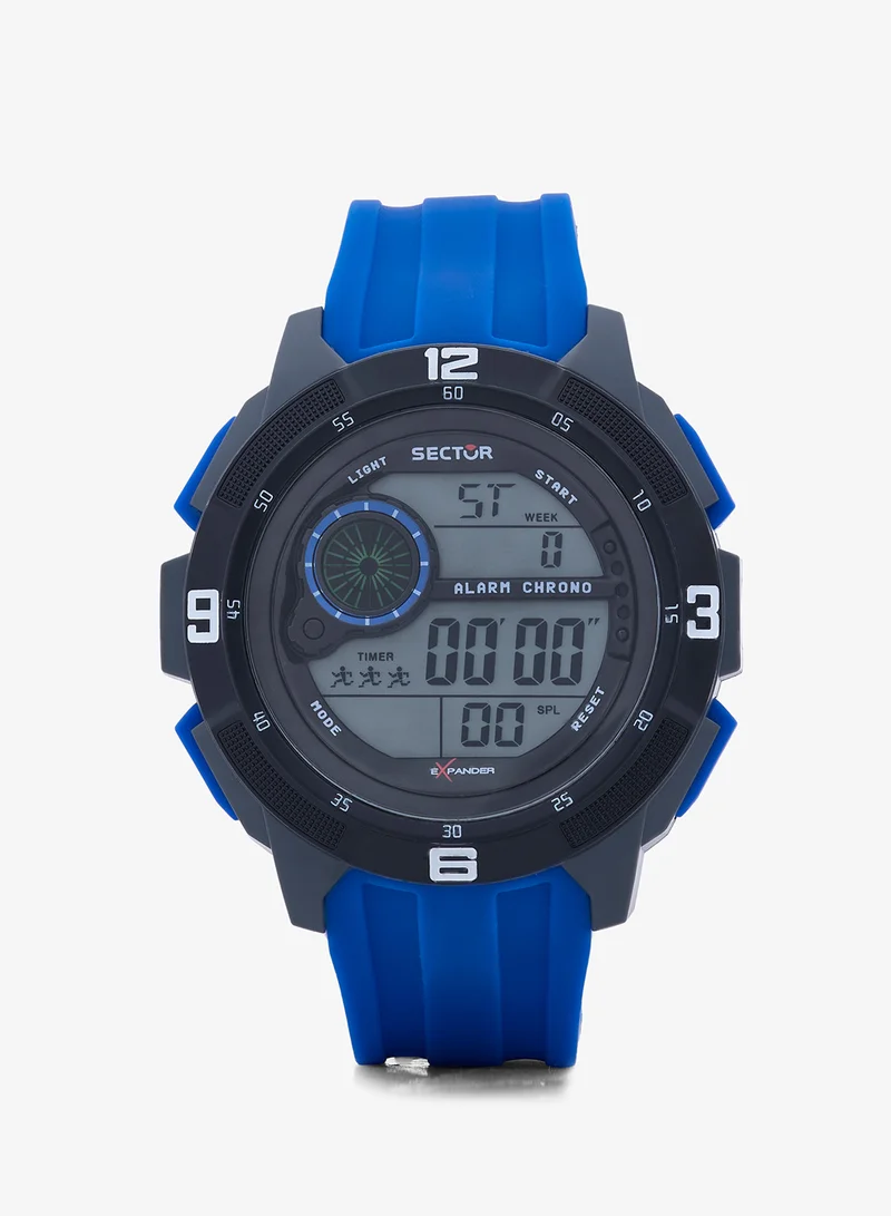 Sector EX-04 collection Men's Blue Silicon watch - R3251535002