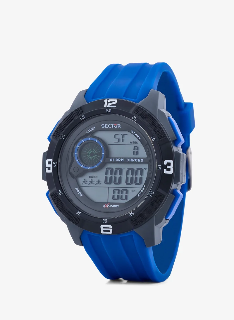 Sector EX-04 collection Men's Blue Silicon watch - R3251535002