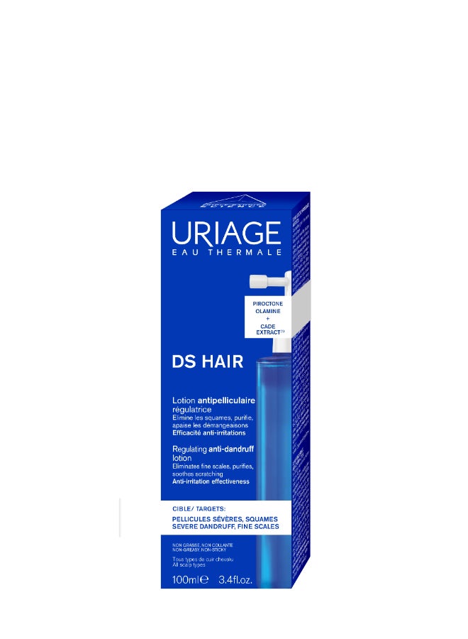 Uriage DS Hair | Anti-Dandruff Scalp Treatment Lotion Piroctone Olamine And Cade Essential Oil | For Persistent Dandruff 100ml - Image 1