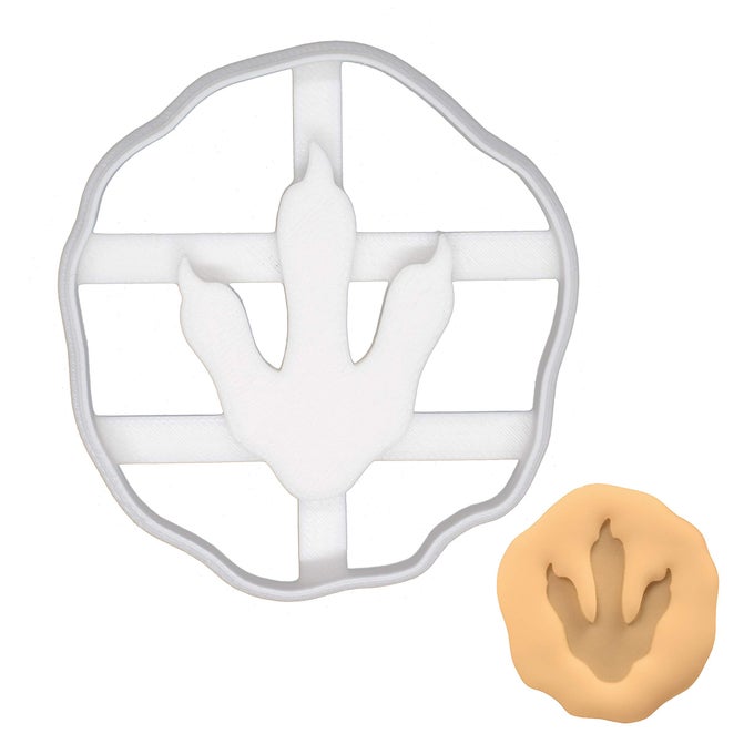 TREX FOOTPRINT FOSSIL COOKIE CUTTER 1 PIECE