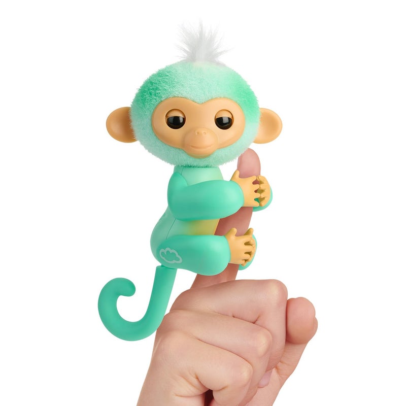 Fingerlings 2023 NEW Interactive Baby Monkey Reacts to Touch 70 Sounds Reactions Ava Teal - Image 2