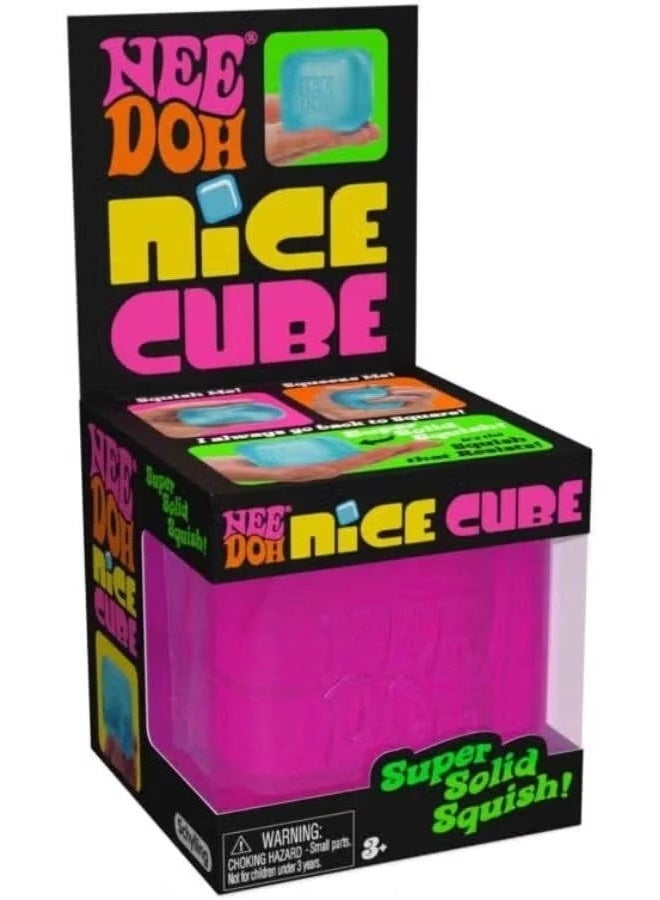 Needoh Nice Ice Baby 2 Inch Super Solid Squish Sensory Fidget Cube Toy – Slow Rising Stress Relief Squeeze Toy for Kids & Adults | Portable Anti-Anxiety Sensory Play & Focus Desk Toy | Durable Squishy Hand Exercise Toy - Image 2