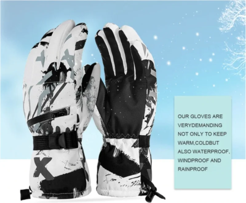 نيكادو Ultralight Waterproof Touch Ski Snowboard Gloves