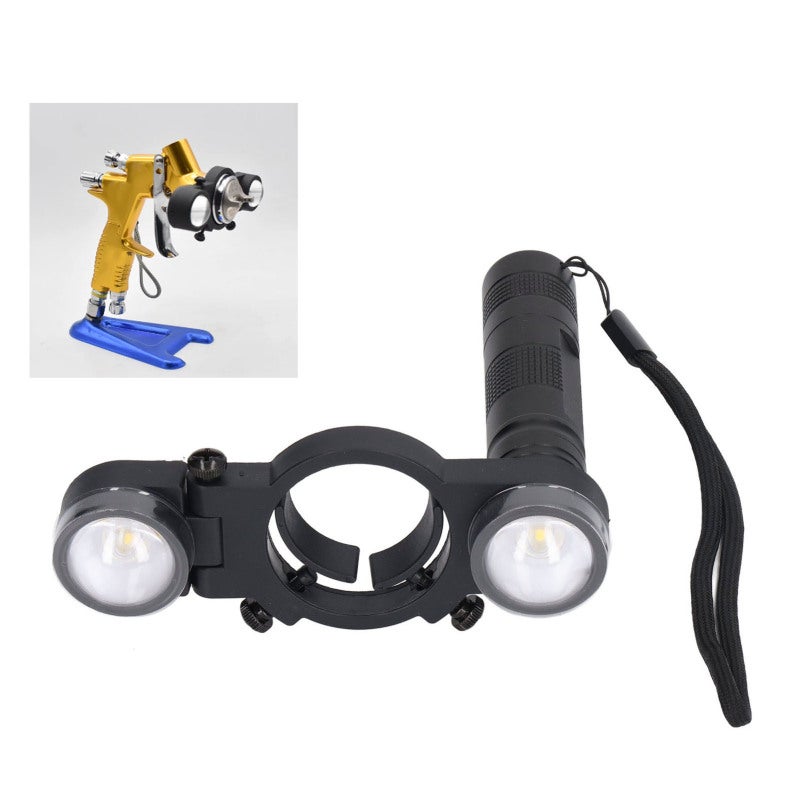 Spray Gun Light: 3-Level Adjustable Brightness, Easy Press-Button Operation, Memory Function - Universal Type for Automotive and Home Painting Operations - Image 4