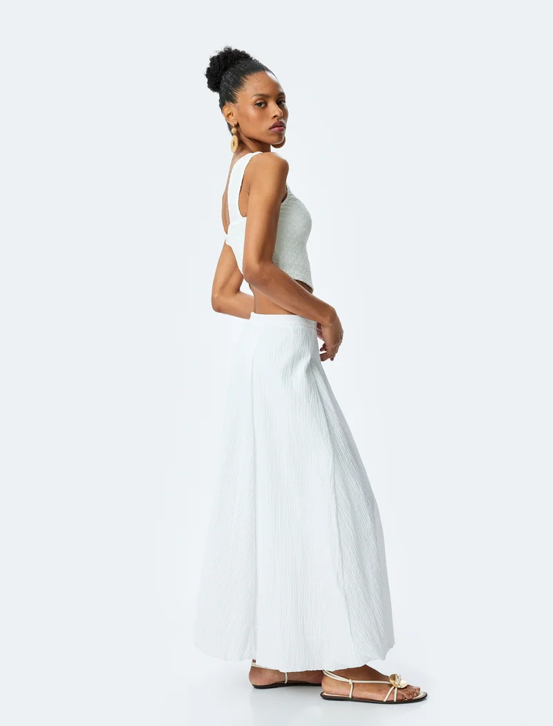 كوتون Maxi Balloon Skirt