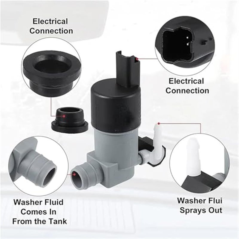 Vuzmode Windscreen Washer Pump for Nissan Vehicles - Image 2