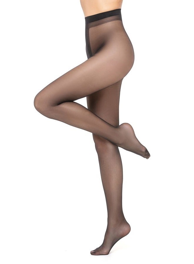 Veluk Ultra Sheer Pantyhose for Women 8 Denier, Without Shorts, Matte Surface, Flat Seams, Invisible Toe - Image 1