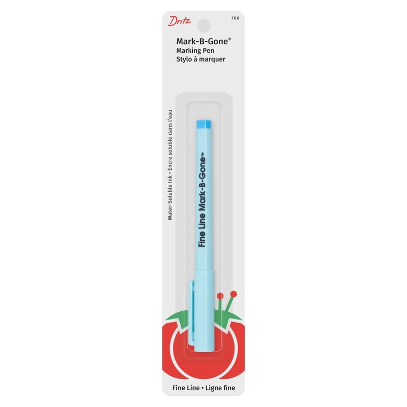 Dritz 700 The Fine Line Marking Pen Water Erasable Blue 1 Count Pack of 1