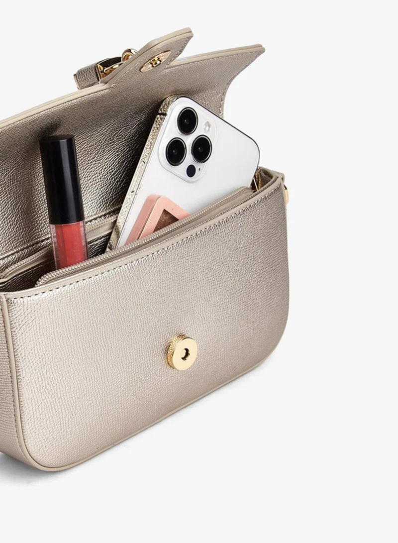Le Confort  Textured Crossbody Bag With Adjustable Strap for Women | Best Price UAE