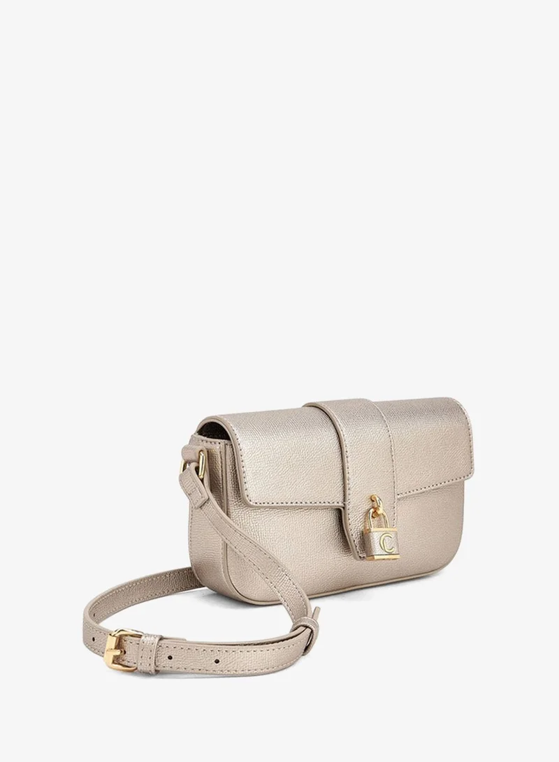 Le Confort  Textured Crossbody Bag With Adjustable Strap for Women | Best Price UAE