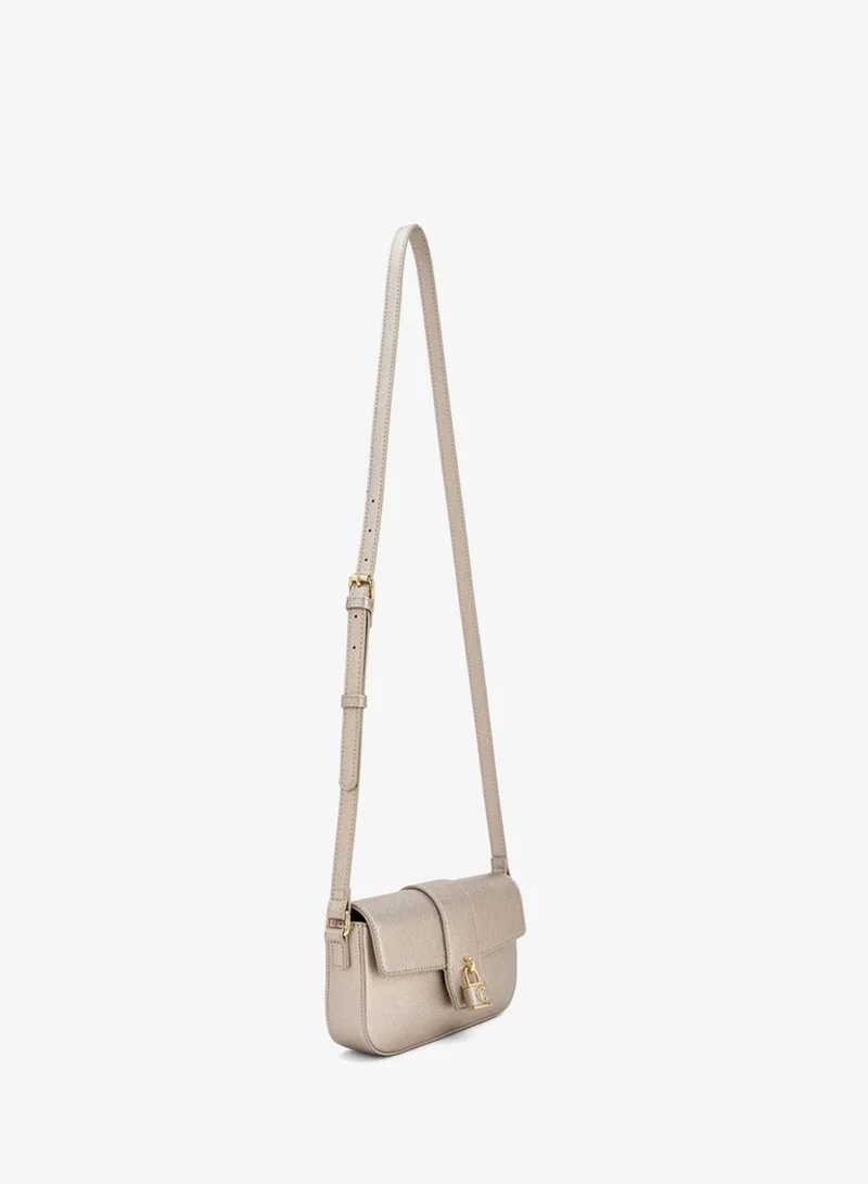 لو كونفورت Textured Crossbody Bag With Adjustable Strap