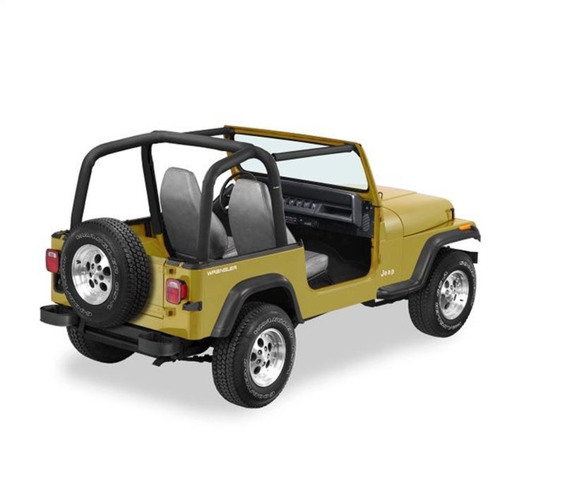Bestop 8000915 Black Denim Sport Bar Cover for 1992-1995 YJ - Image 1