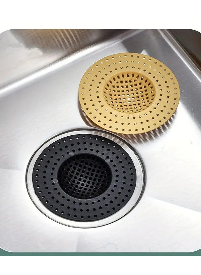 Goolsky 2019 Upgrade Sink Drain Filter Set - 1/3pcs in Assorted Colors, Anti-Clog & Pest-Blocking Mesh, Ideal for Kitchens and Bathrooms, Easy to Clean & Long-Lasting  - Image 5